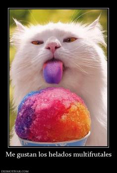 Me gustan los helados multifrutales