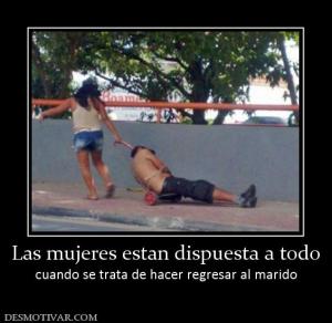 Las mujeres estan dispuesta a todo cuando se trata de hacer regresar al marido