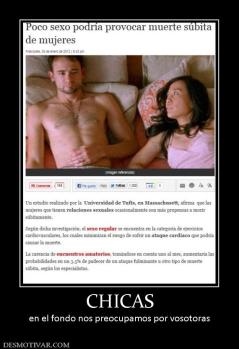 CHICAS en el fondo nos preocupamos por vosotoras