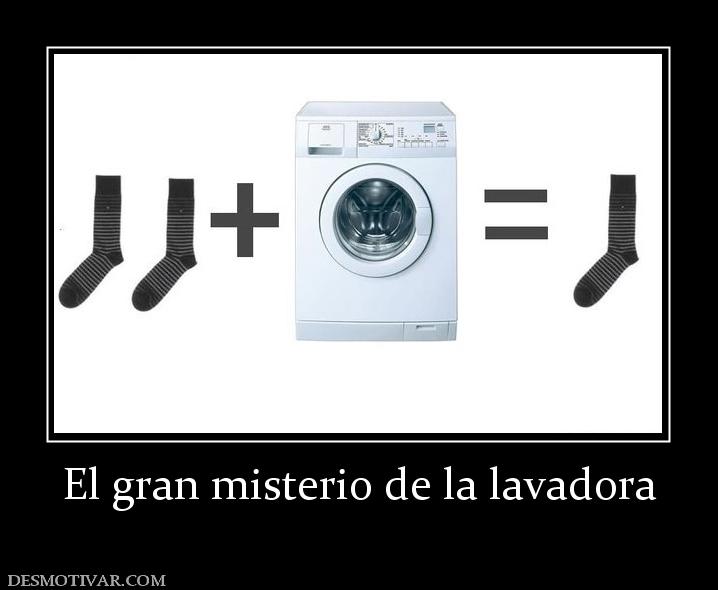 El gran misterio de la lavadora