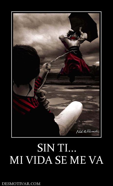 SIN TI... MI VIDA SE ME VA