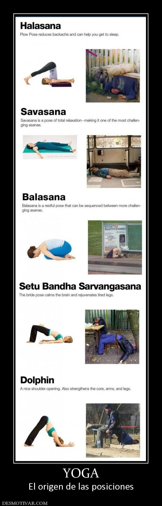 YOGA El origen de las posiciones
