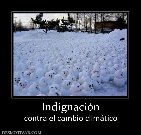 Indignación contra el cambio climático