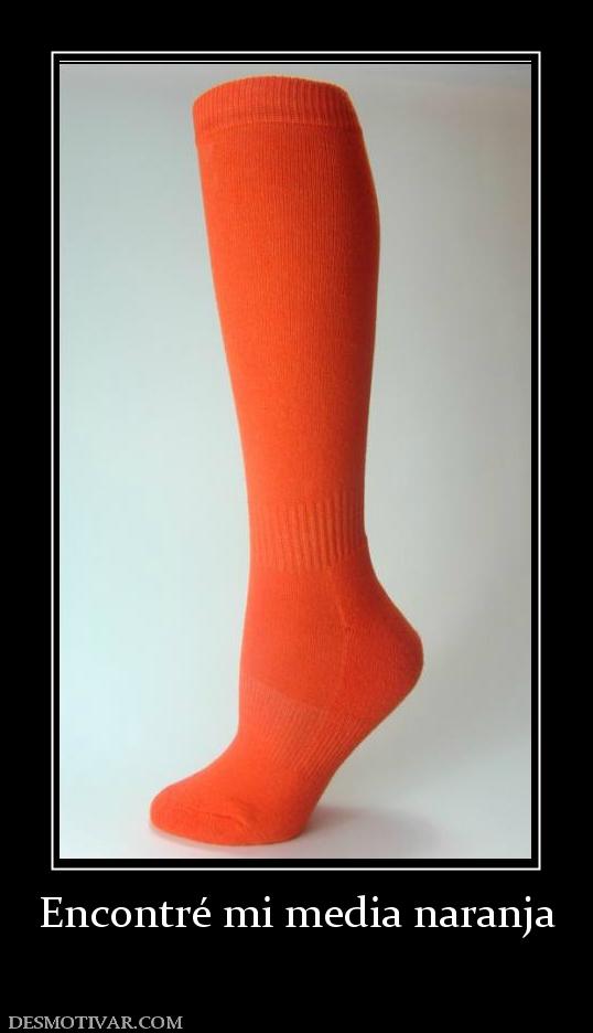 Encontré mi media naranja