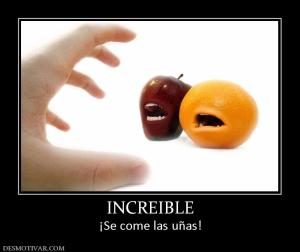 INCREIBLE ¡Se come las uñas!