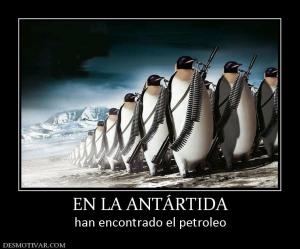 EN LA ANTÁRTIDA han encontrado el petroleo