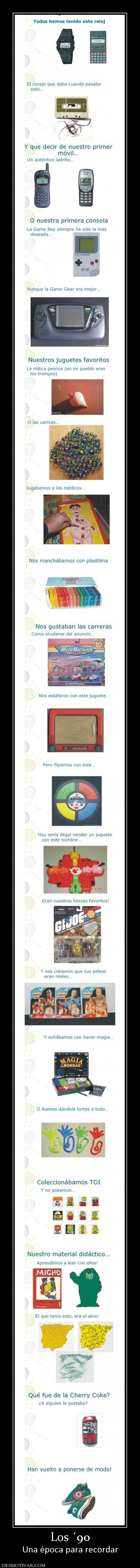 Los ´90 Una época para recordar