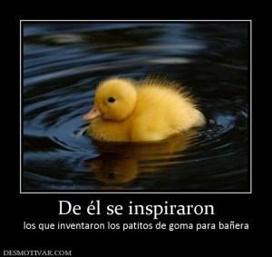 De él se inspiraron los que inventaron los patitos de goma para bañera