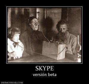 SKYPE versión beta
