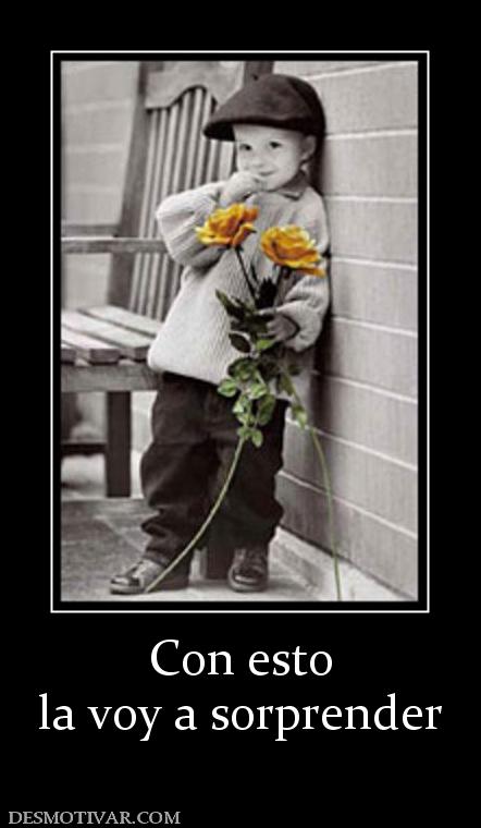 Con esto la voy a sorprender