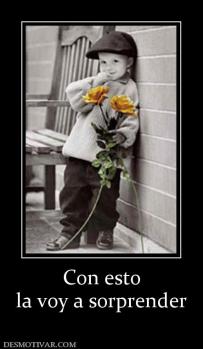 Con esto la voy a sorprender
