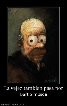 La vejez tambien pasa por Bart Simpson