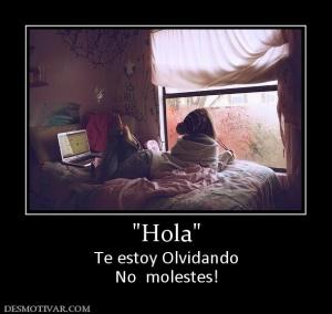 Te estoy Olvidando No  molestes!