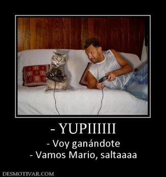- YUPIIIIII - Voy ganándote - Vamos Mario, saltaaaa