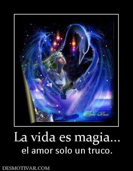 La vida es magia... el amor solo un truco.