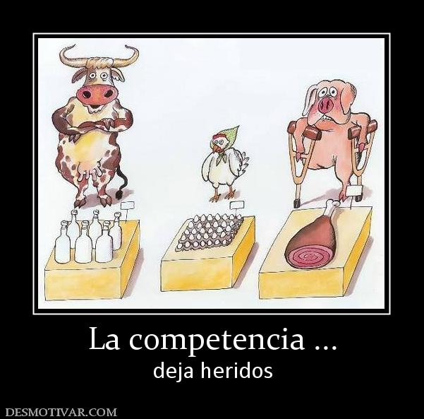 La competencia ... deja heridos