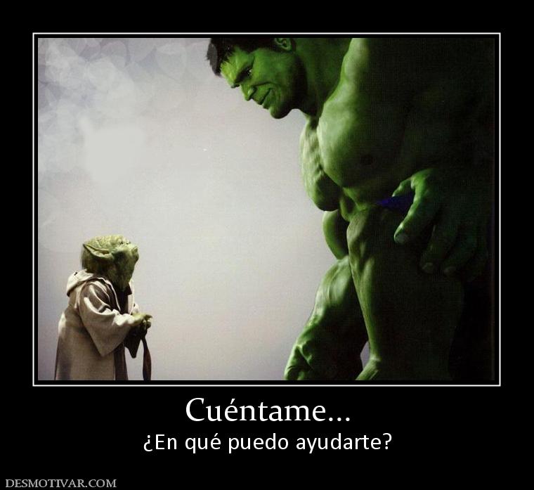 Cuéntame... ¿En qué puedo ayudarte?