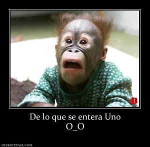 De lo que se entera Uno O_O
