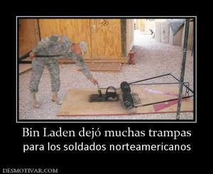 Bin Laden dejó muchas trampas para los soldados norteamericanos