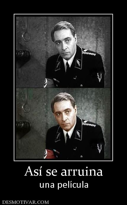 Así se arruina una película