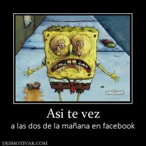 Asi te vez a las dos de la mañana en facebook