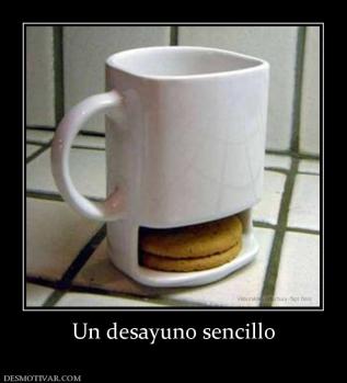 Un desayuno sencillo