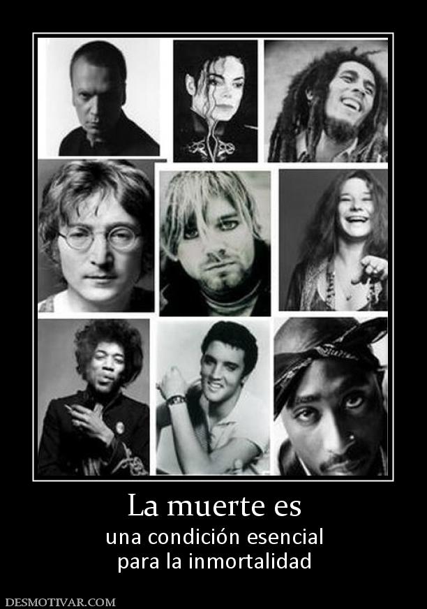 La muerte es una condición esencial para la inmortalidad