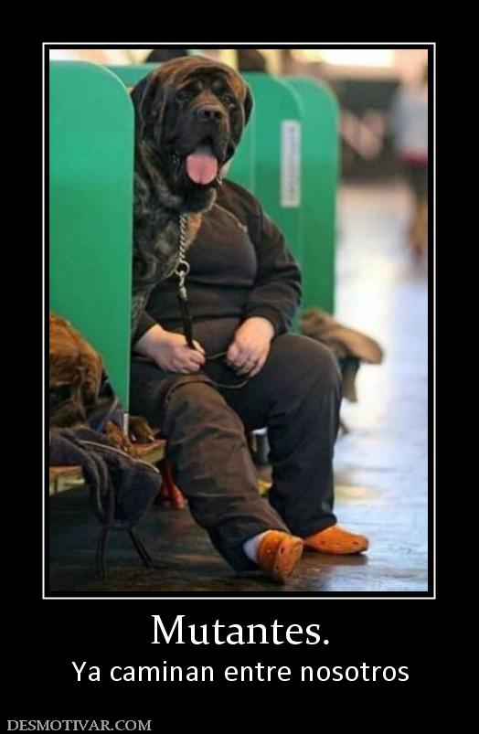 Mutantes. Ya caminan entre nosotros