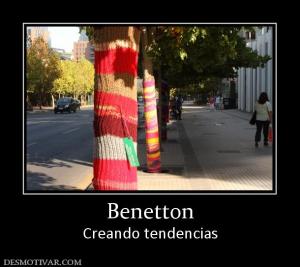 Benetton Creando tendencias