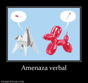 Amenaza verbal