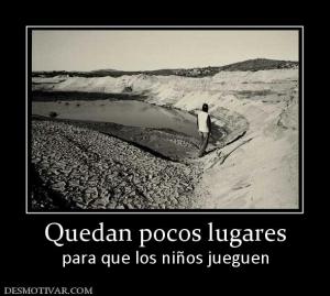 Quedan pocos lugares para que los niños jueguen