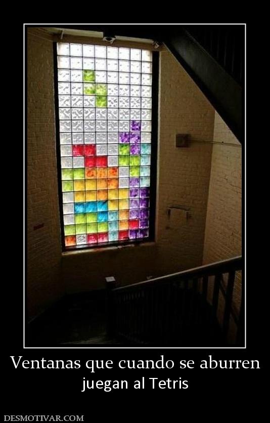 Ventanas que cuando se aburren juegan al Tetris