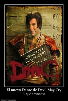 El nuevo Dante de Devil May Cry Si que desmotiva