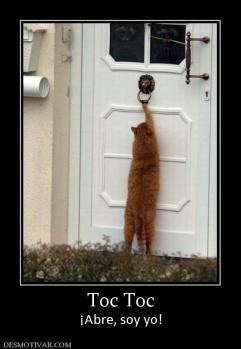 Toc Toc ¡Abre, soy yo!