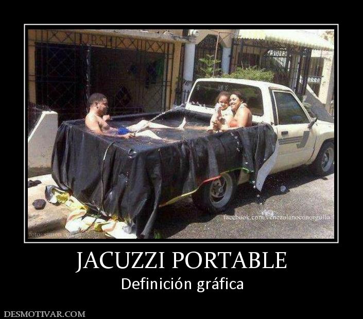 JACUZZI PORTABLE Definición gráfica