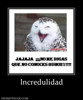 Incredulidad