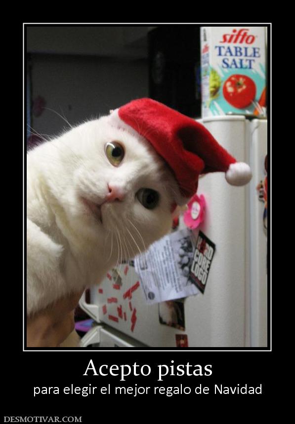 Acepto pistas para elegir el mejor regalo de Navidad