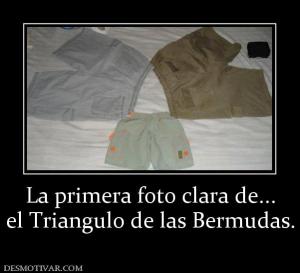 La primera foto clara de... el Triangulo de las Bermudas.