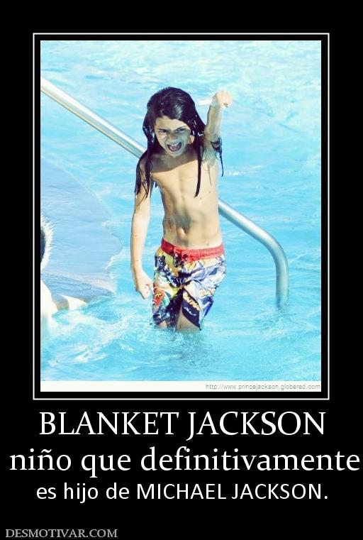 BLANKET JACKSON El niño que definitivamente si es hijo de MICHAEL JACKSON.