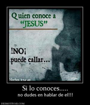 Si lo conoces..... no dudes en hablar de el!!!