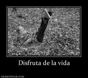 Disfruta de la vida