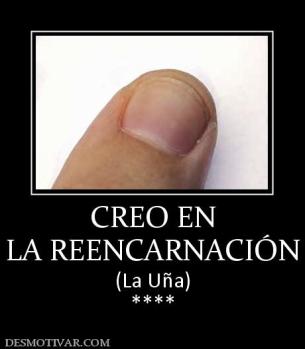 CREO EN LA REENCARNACIÓN (La Uña) ****