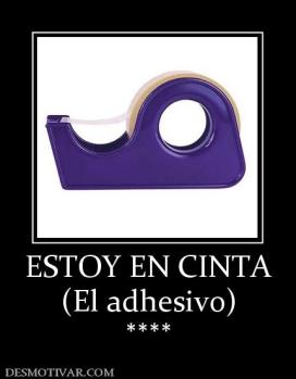 ESTOY EN CINTA (El adhesivo) ****