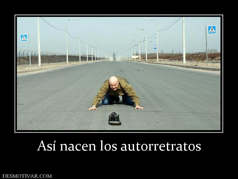 Así nacen los autorretratos