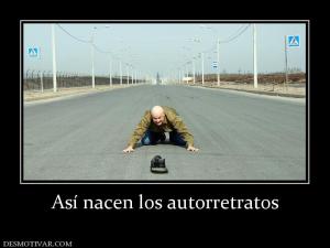 Así nacen los autorretratos