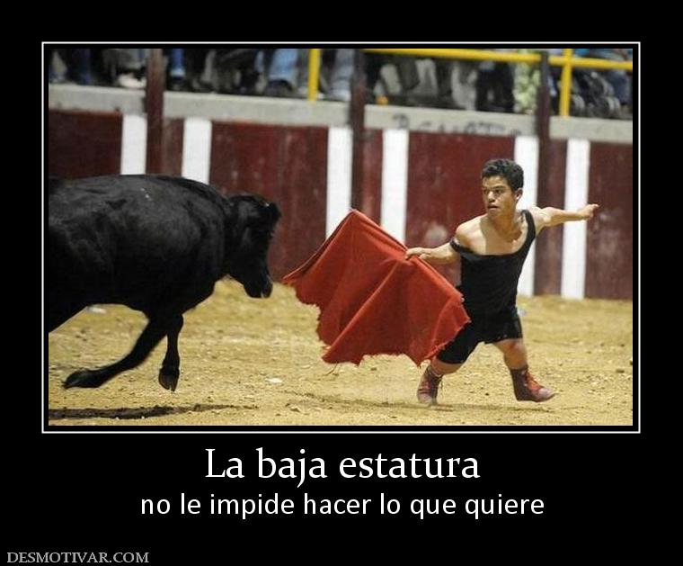 La baja estatura no le impide hacer lo que quiere