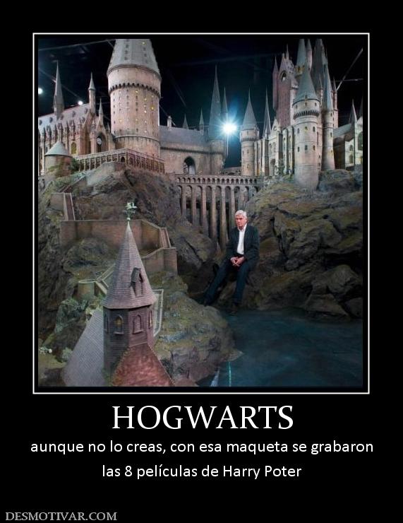 HOGWARTS aunque no lo creas, con esa maqueta se grabaron las 8 películas de Harry Poter