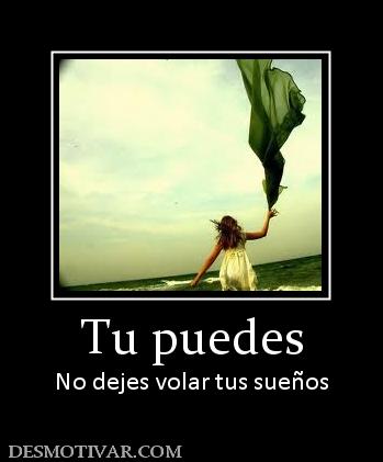 Tu puedes No dejes volar tus sueños