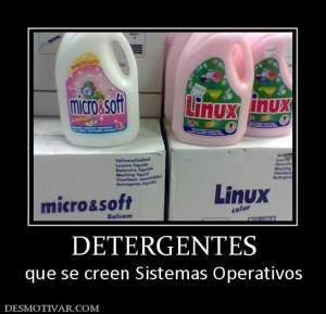 DETERGENTES que se creen Sistemas Operativos