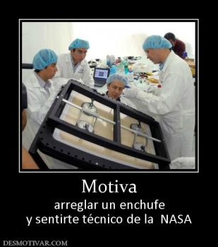 Motiva arreglar un enchufe y sentirte técnico de la  NASA